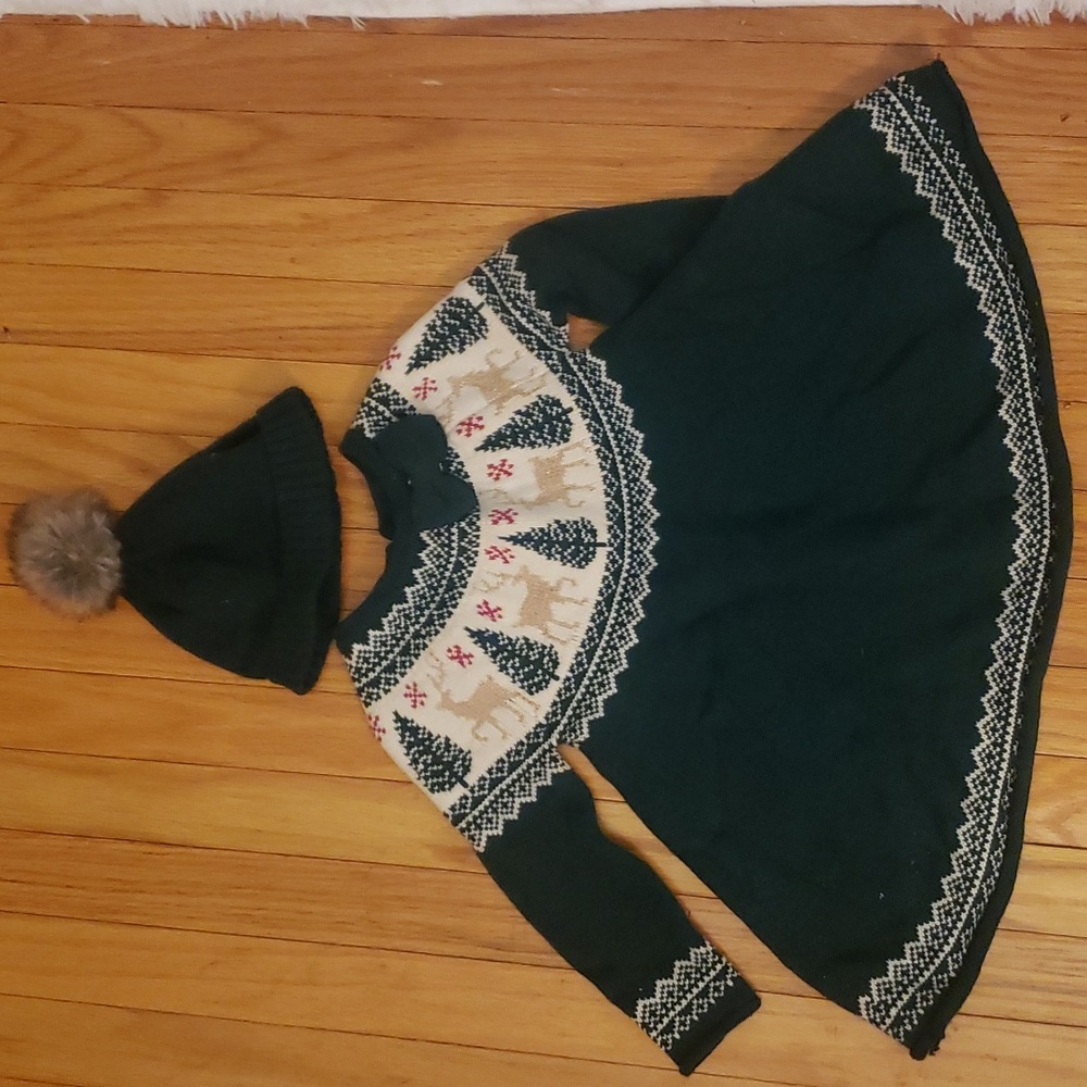 Tahari baby girl christmas sweater dress